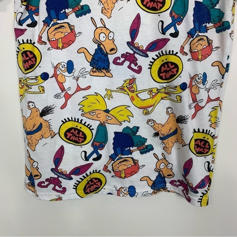 Nickelodeon 90s Cartoon Characters Graphic T-Shirt Size Small - Picture 4 of 8